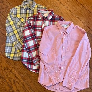 Lot of 3 boys long sleeve top, size 10/12